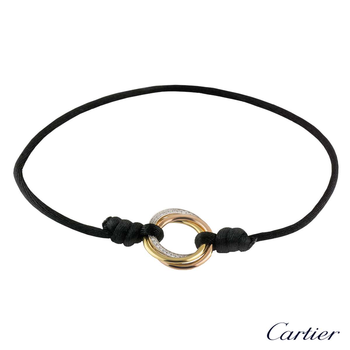 Cartier pre-owned 18kt Yellow Gold Constellation Trinity Diamond Bracelet -  Farfetch